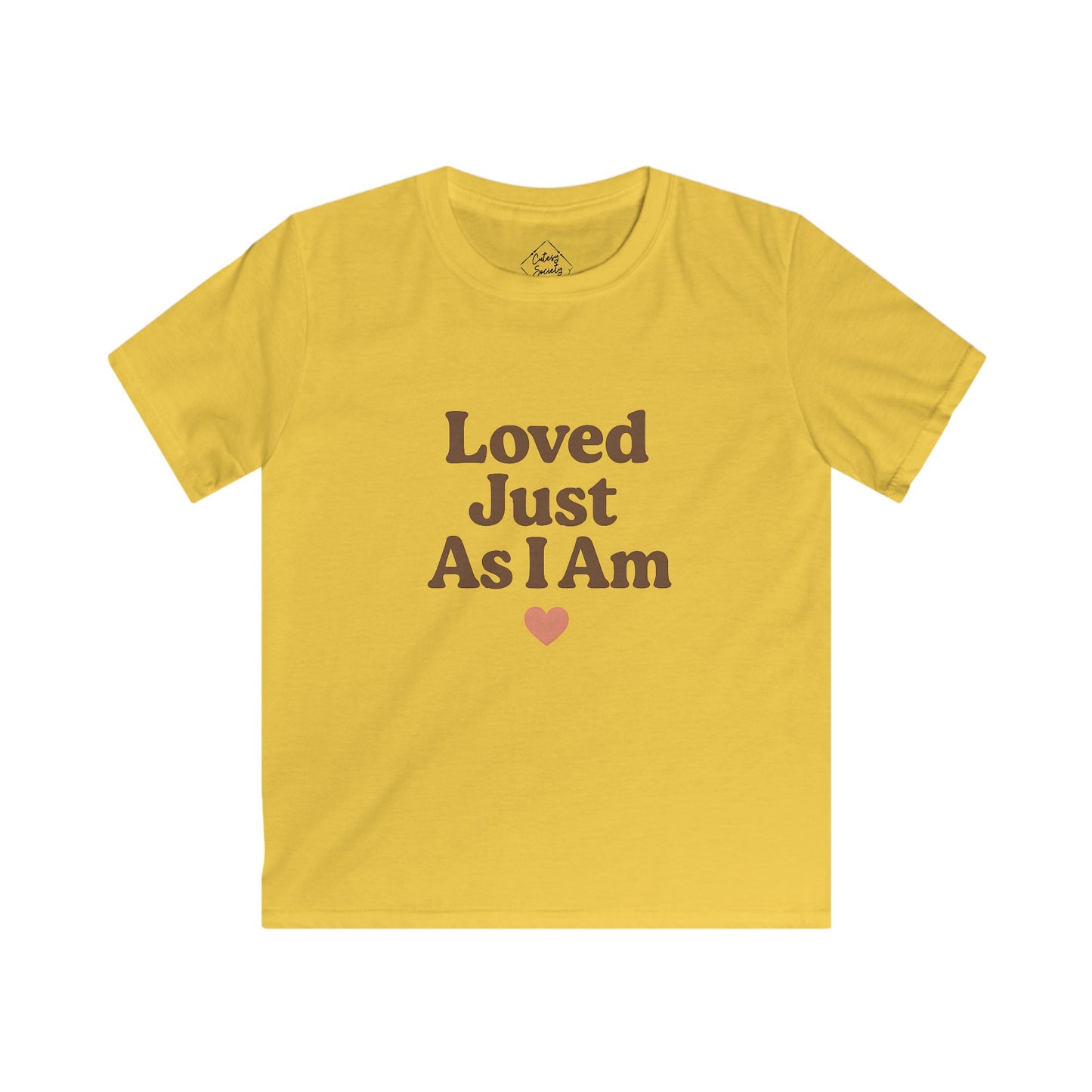 Loved Just As I Am – Kids Soft Cotton T-Shirt
