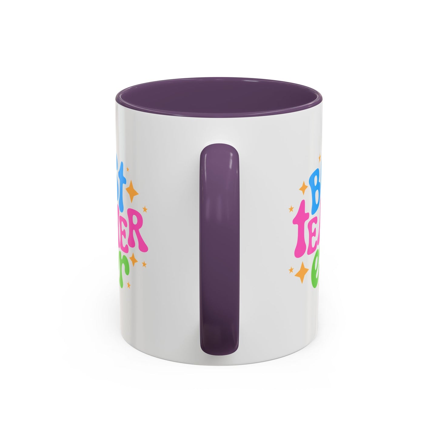 Best Teacher Ever Accent Coffee Mug - Perfect Gift for Educators | 11oz & 15oz