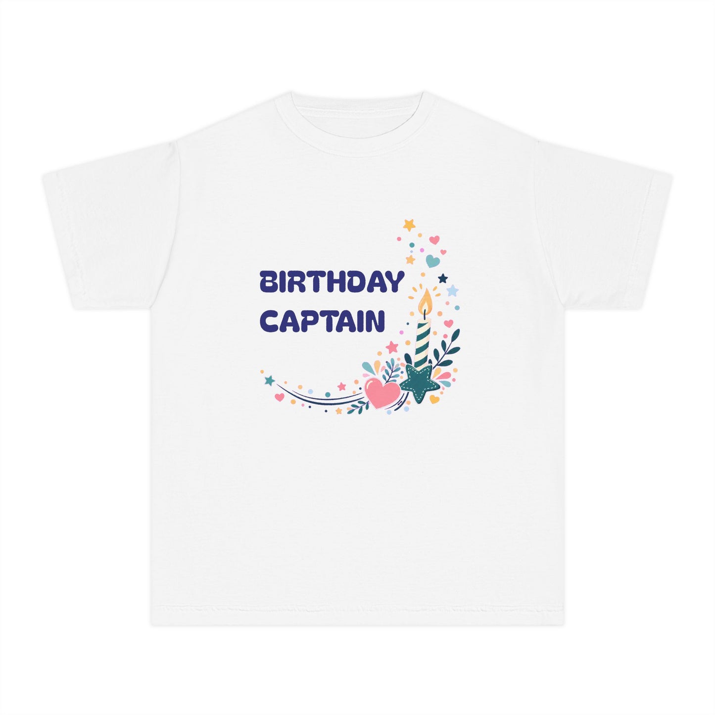 Birthday Captain – Kids Relaxed Fit T-Shirt