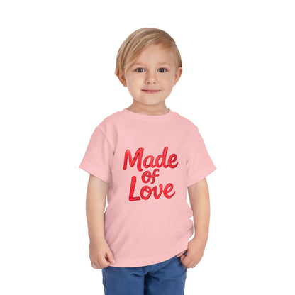 Made of Love – Toddler Soft Cotton T-Shirt