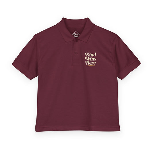 Kind Wins Here – Kids Classic Polo Shirt