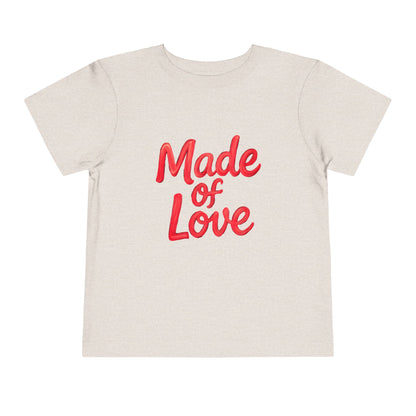 Made of Love – Toddler Soft Cotton T-Shirt
