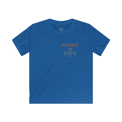 Family Is Love – Kids Soft Cotton T-Shirt