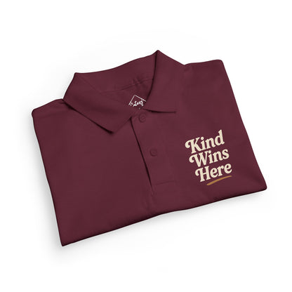 Kind Wins Here – Kids Classic Polo Shirt