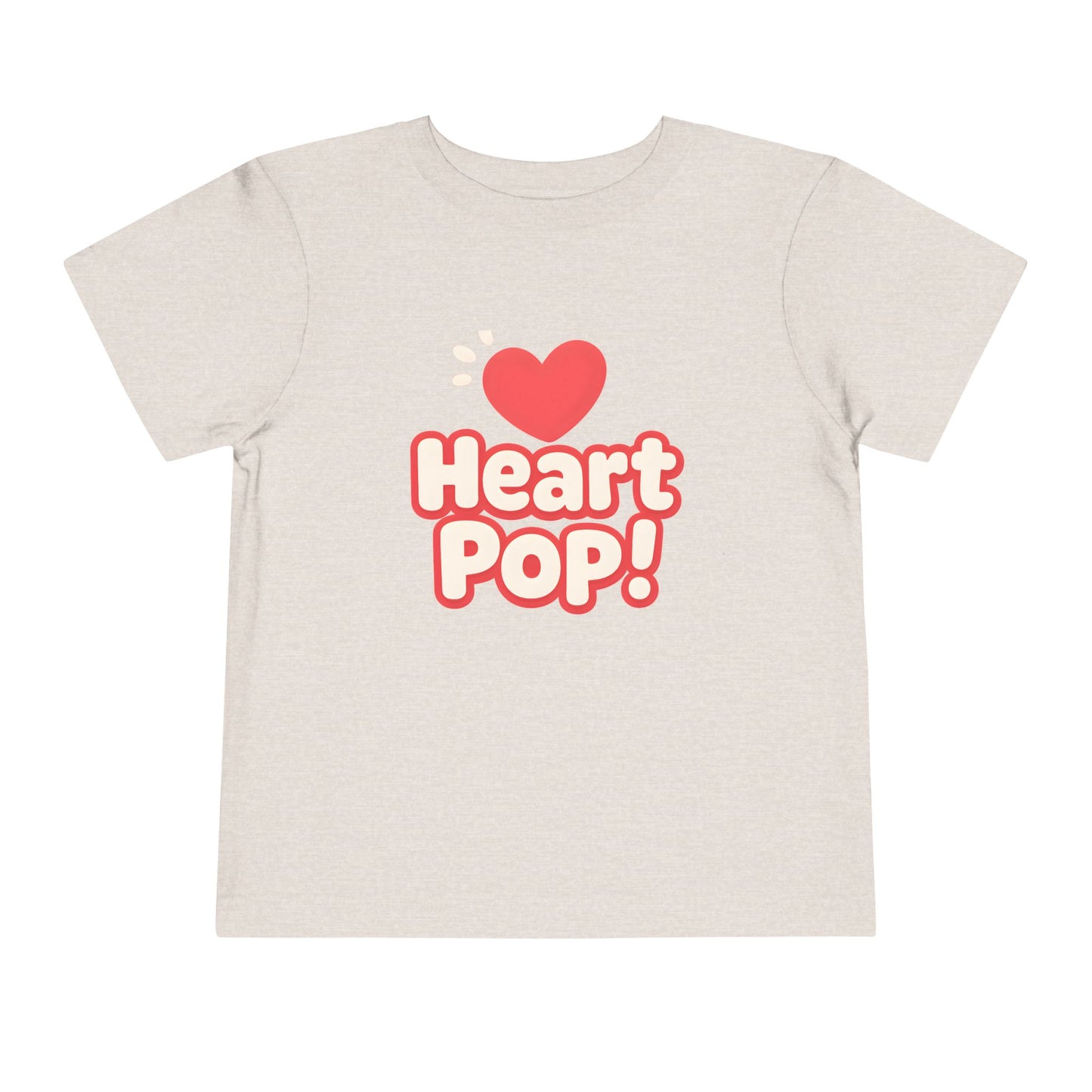 Heart Pop! – Toddler Soft Cotton T-Shirt