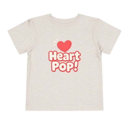 Heart Pop! – Toddler Soft Cotton T-Shirt
