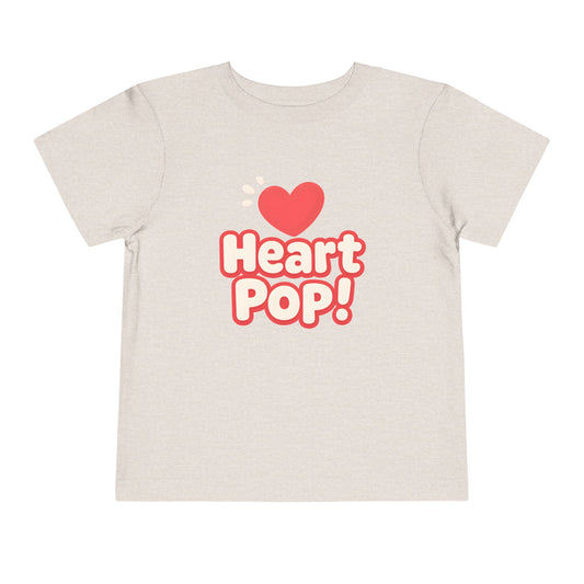 Heart Pop! – Toddler Soft Cotton T-Shirt