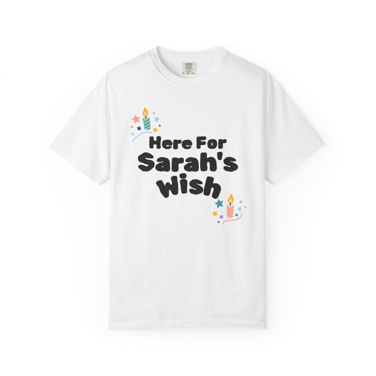 Here For Their Wish – Personalized Adult Relaxed Fit T-Shirt
