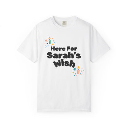 Here For Their Wish – Personalized Adult Relaxed Fit T-Shirt