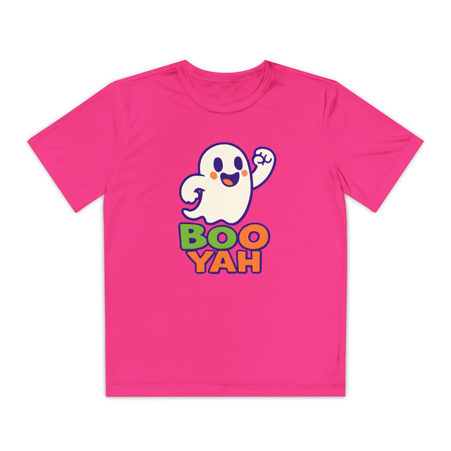 Youth Ghost Tee with Boo Yah Design