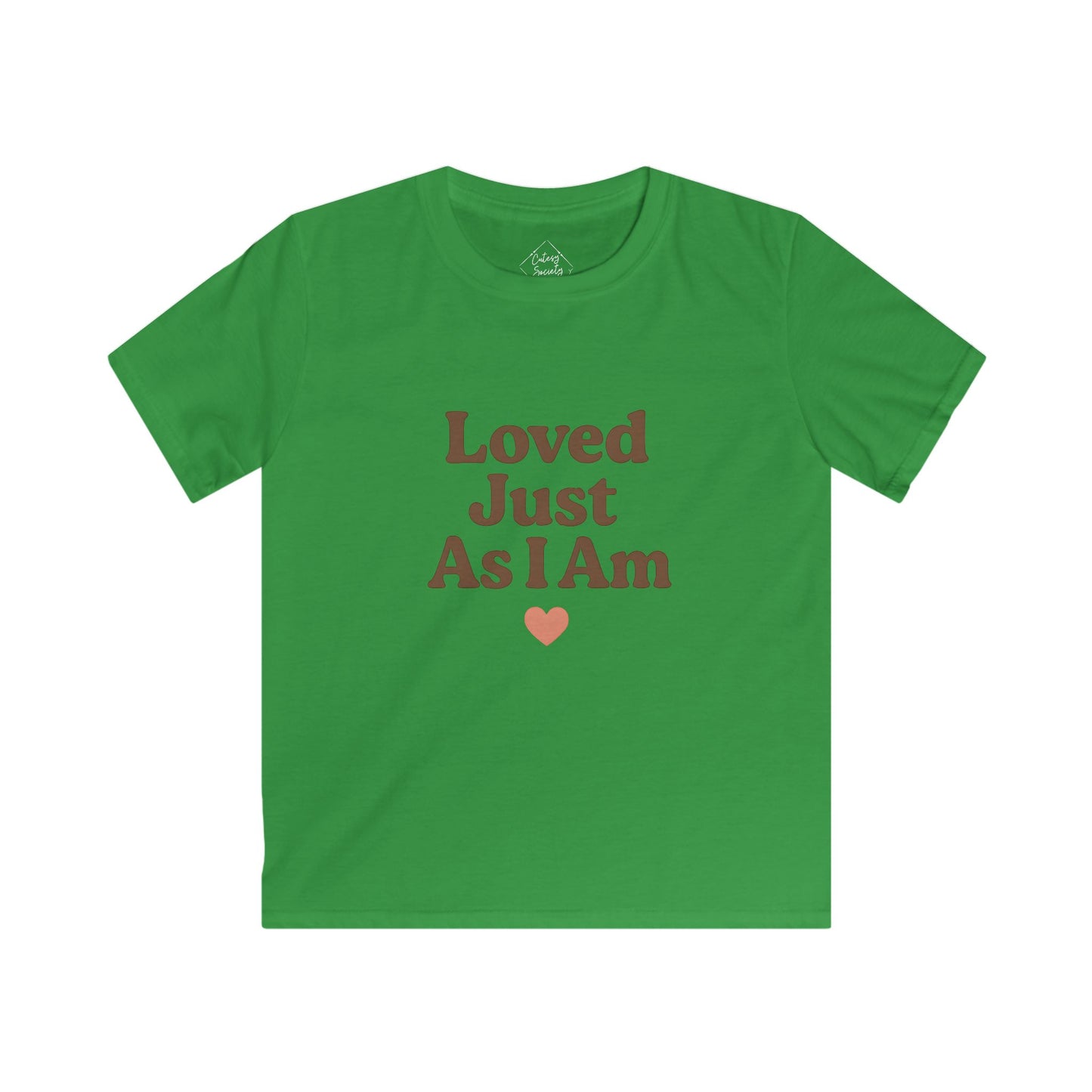 Loved Just As I Am – Kids Soft Cotton T-Shirt
