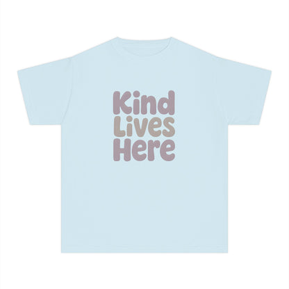 Kind Lives Here – Kids Relaxed Fit T-Shirt