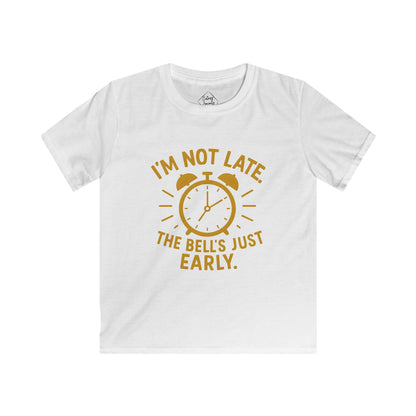 Kids Tee with Alarm Clock Design