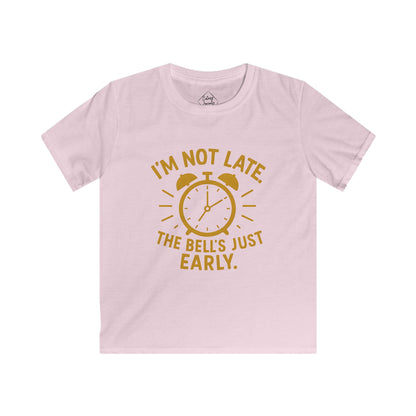 Kids Tee with Alarm Clock Design