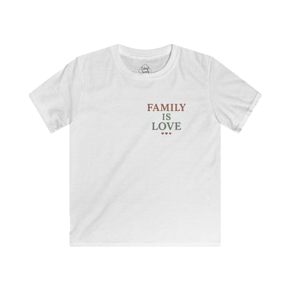 Family Is Love – Kids Soft Cotton T-Shirt