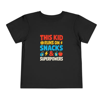 Toddler Snack Superpowers Tee
