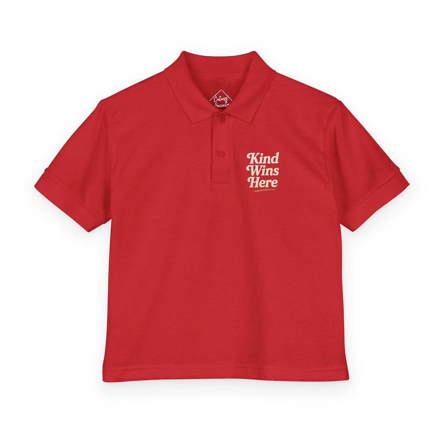 Kind Wins Here – Kids Classic Polo Shirt