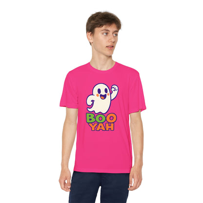 Youth Ghost Tee with Boo Yah Design