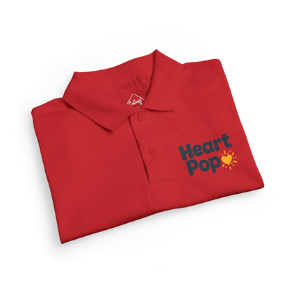 Heart Pop Logo – Kids Classic Polo Shirt