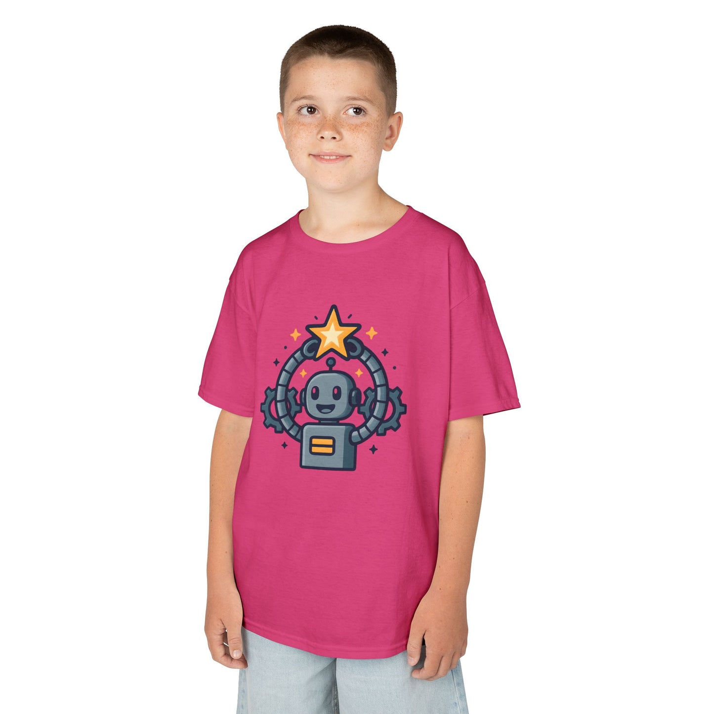 Kids Cute Space Robot Tee
