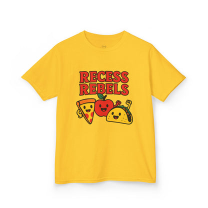 'Recess Rebels' Pizza & Taco Kids Tee