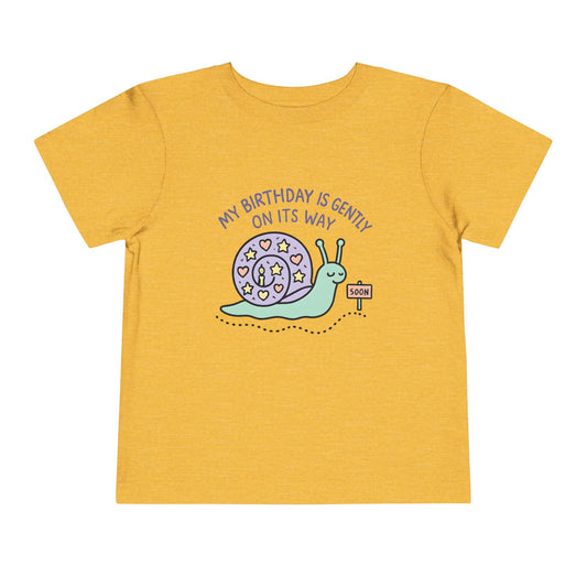 My Birthday is – Toddler Soft Cotton T-Shirt
