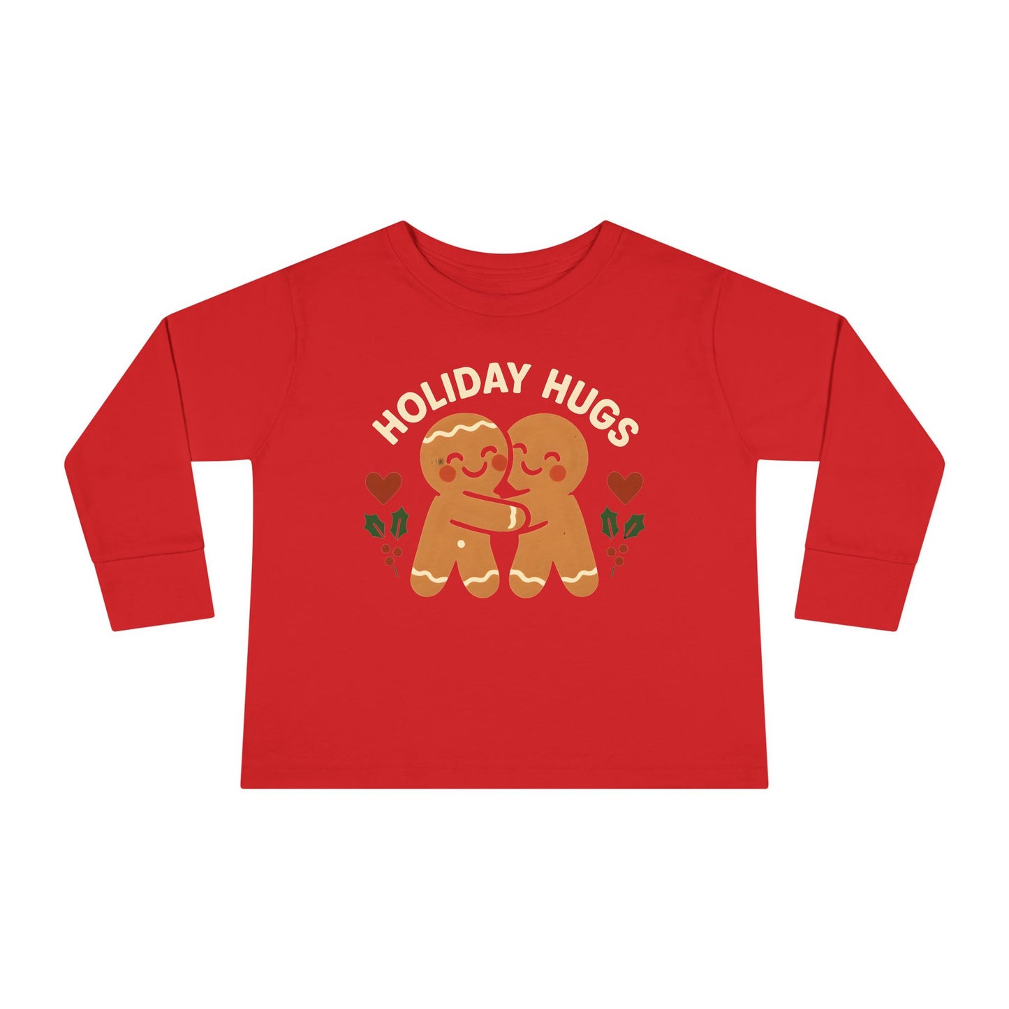 Holiday Hugs Toddler Long Sleeve Tee