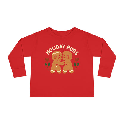 Holiday Hugs Toddler Long Sleeve Tee