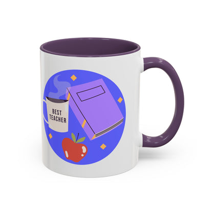 Best Teacher Accent Coffee Mug - Perfect Gift for Educators