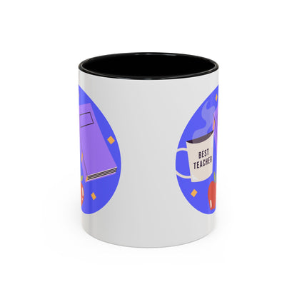 Best Teacher Accent Coffee Mug - Perfect Gift for Educators