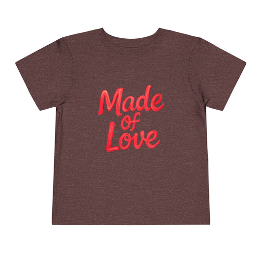 Made of Love – Toddler Soft Cotton T-Shirt