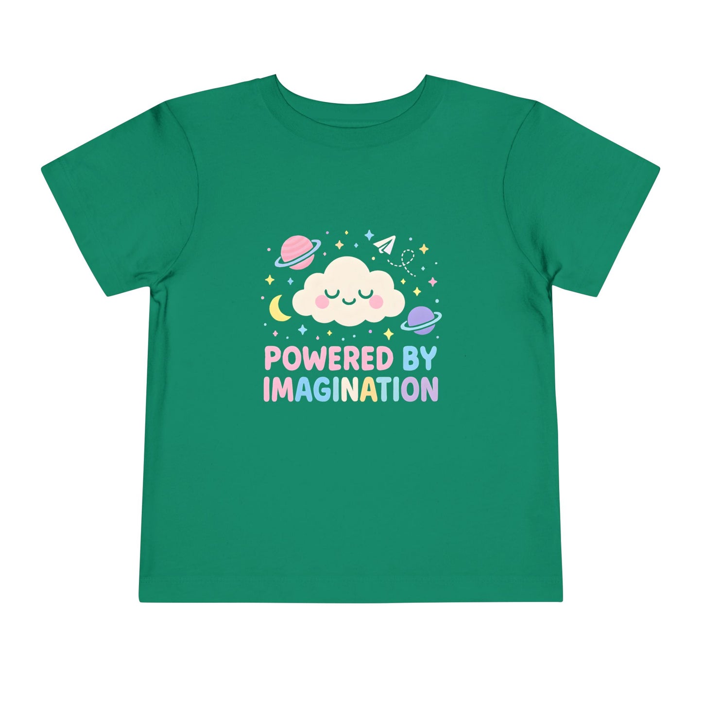Powered by Imagination – Toddler Soft Cotton T-Shirt