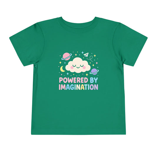 Powered by Imagination – Toddler Soft Cotton T-Shirt