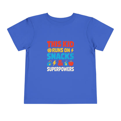Toddler Snack Superpowers Tee