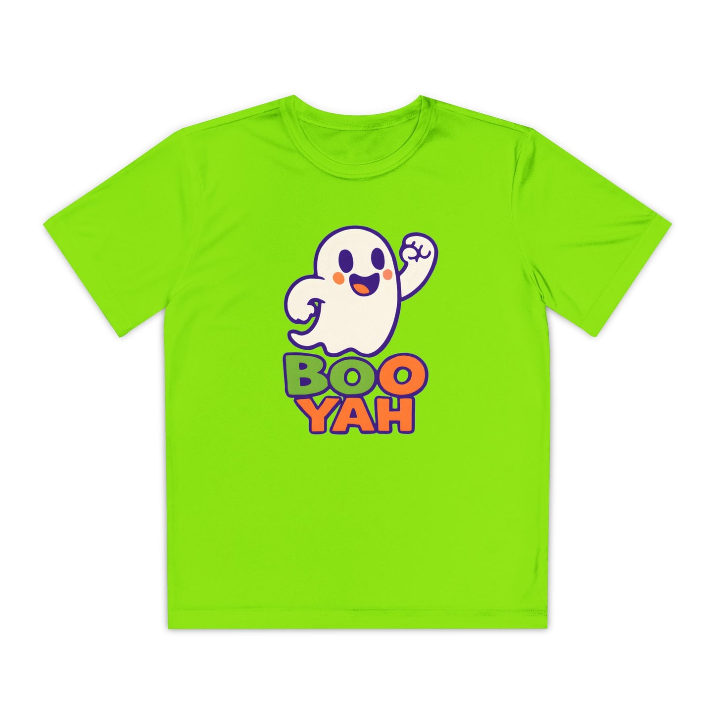 Youth Ghost Tee with Boo Yah Design