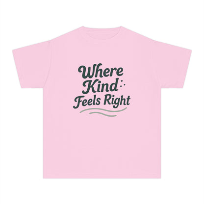Where Kind Feels Right – Kids Relaxed Fit T-Shirt