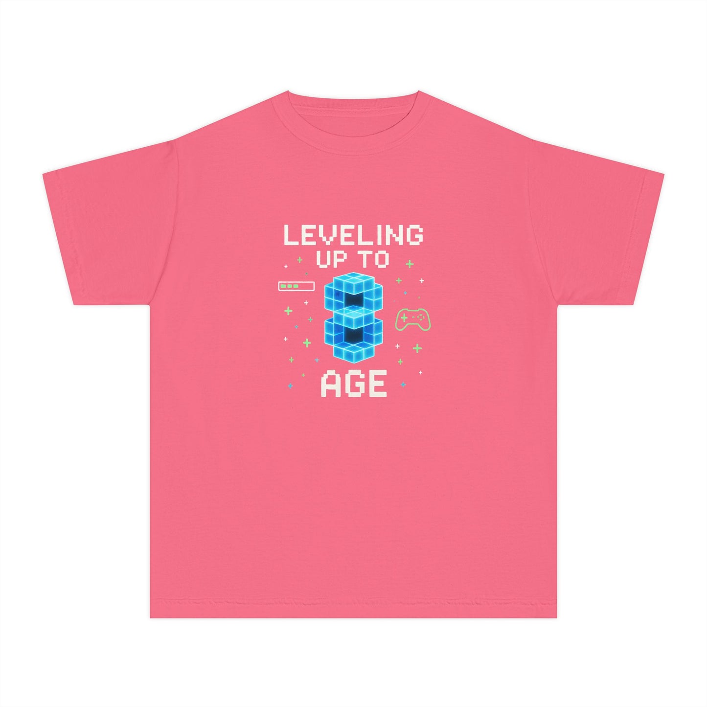 Leveling Up to Age 8 – Kids Relaxed Fit T-Shirt