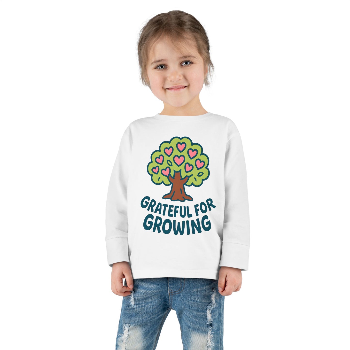 Grateful for Growing Toddler Long Sleeve Tee