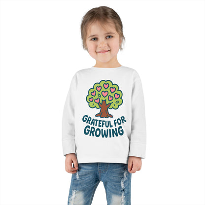 Grateful for Growing Toddler Long Sleeve Tee