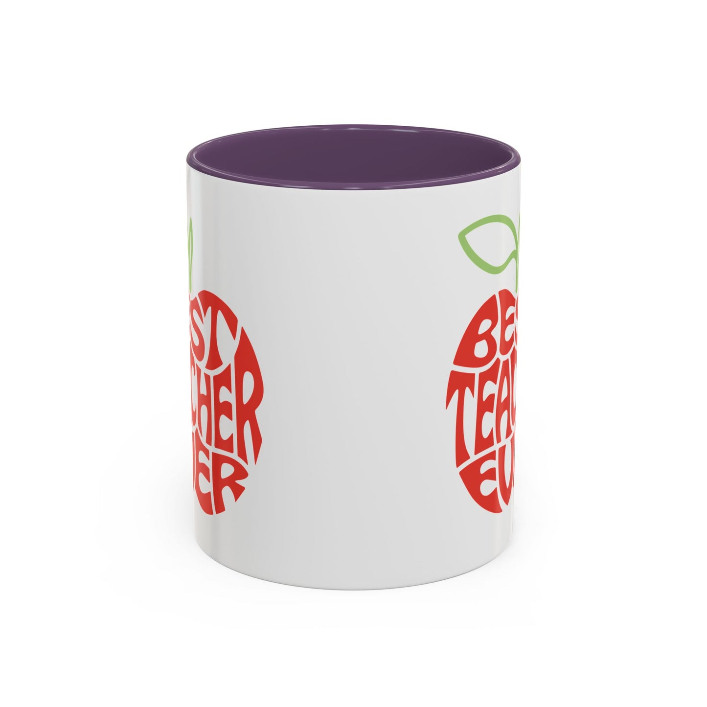 Best Teacher Ever Accent Coffee Mug - Perfect Gift for Educators