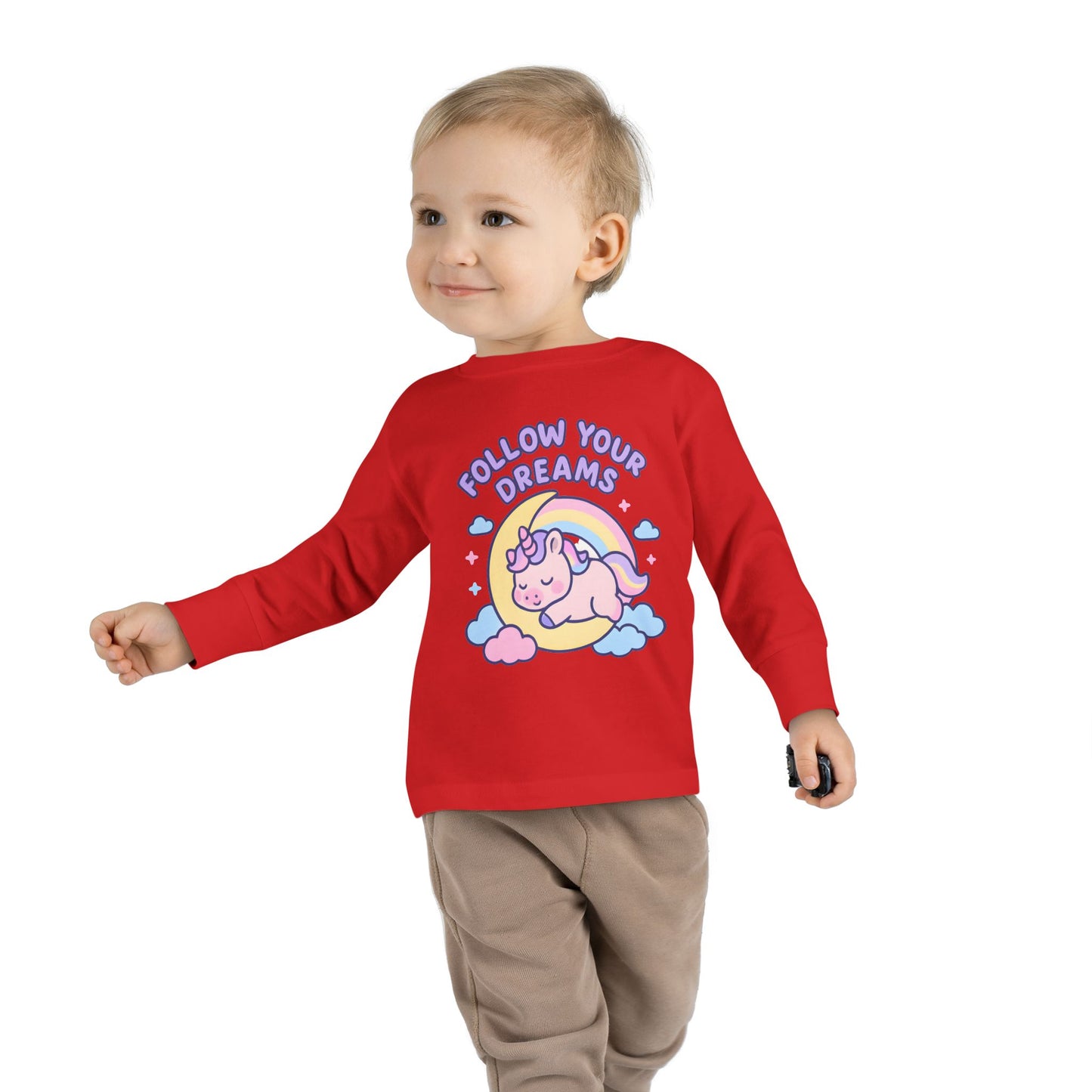 Follow Your Dreams Toddler Long Sleeve Tee