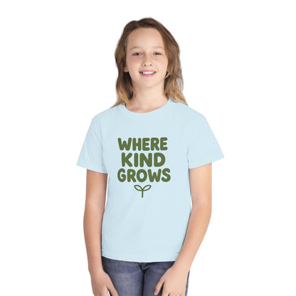 Where Kind Grows – Kids Relaxed Fit T-Shirt