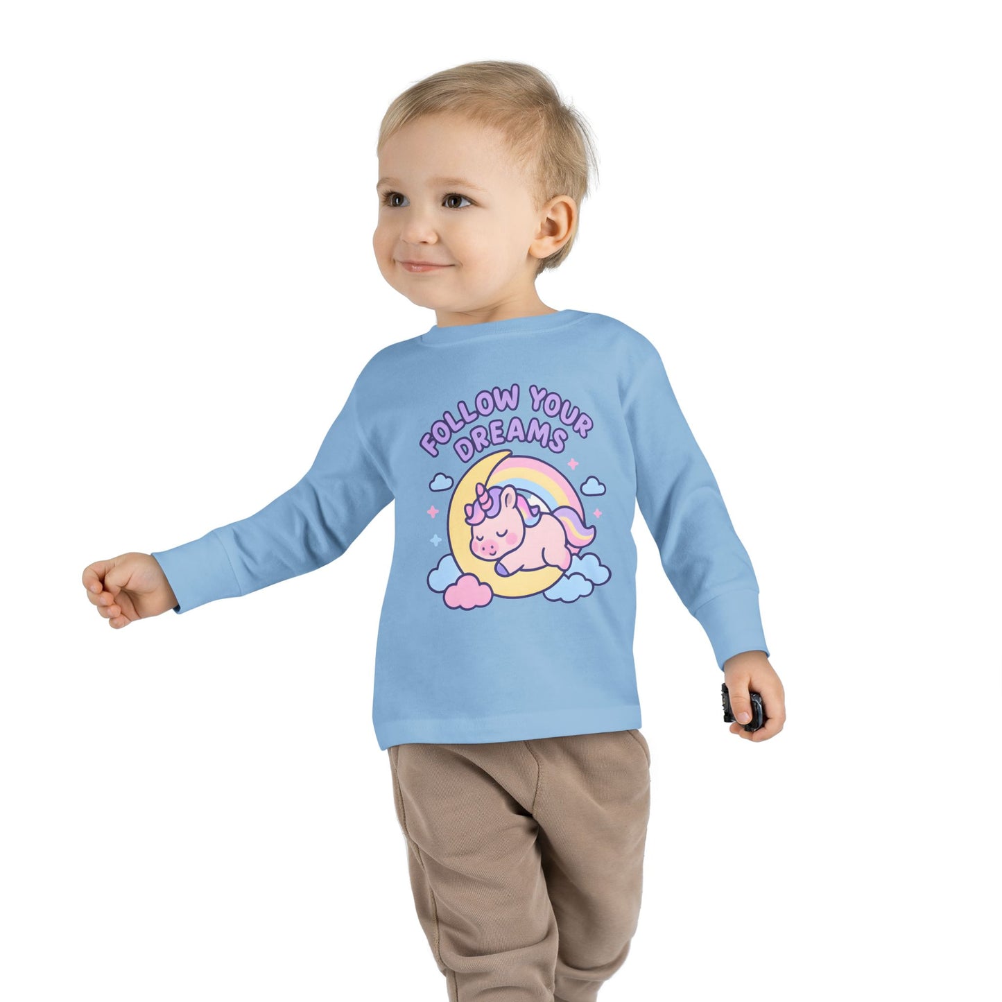 Follow Your Dreams Toddler Long Sleeve Tee