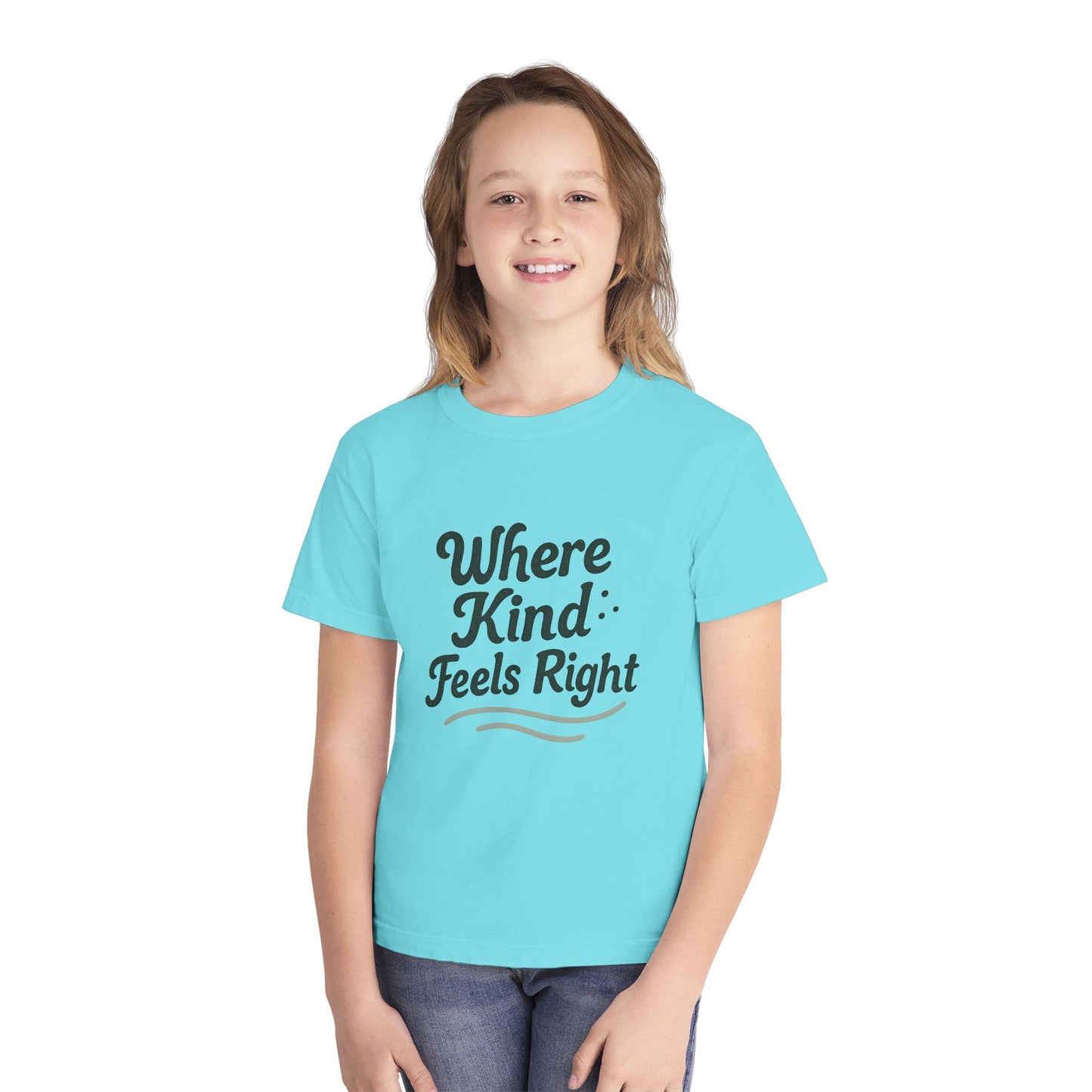 Where Kind Feels Right – Kids Relaxed Fit T-Shirt