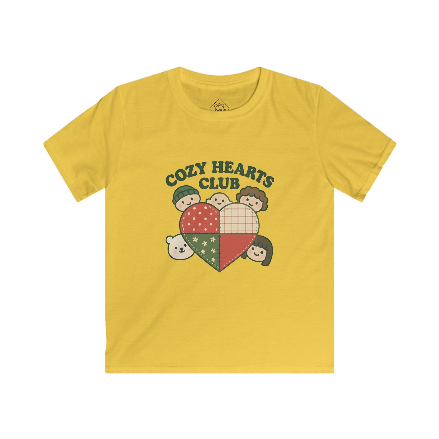 Kids Cozy Hearts Club Tee