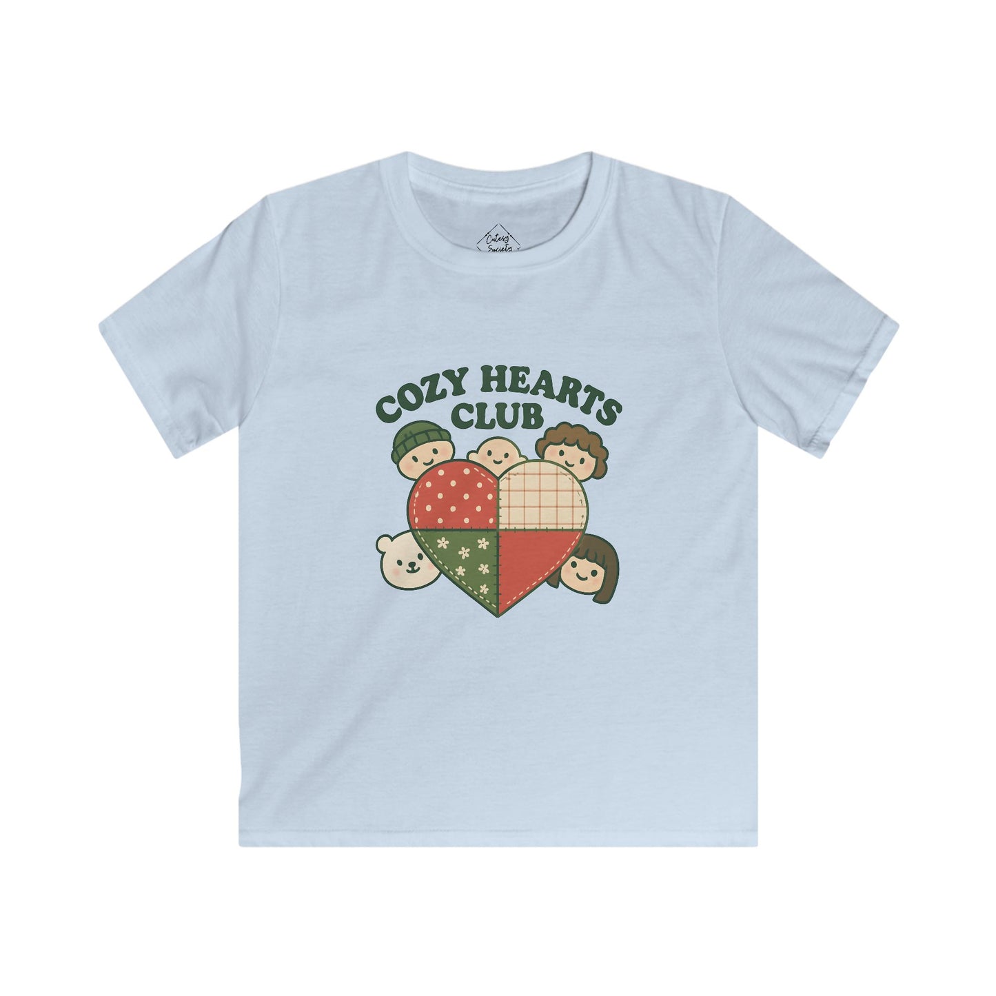 Kids Cozy Hearts Club Tee