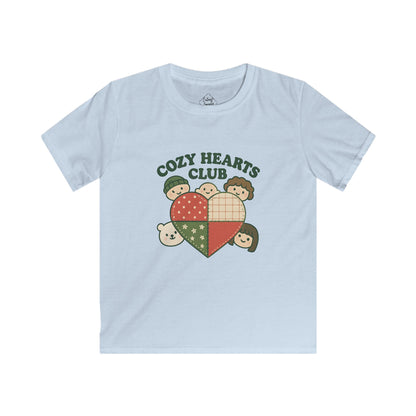 Kids Cozy Hearts Club Tee