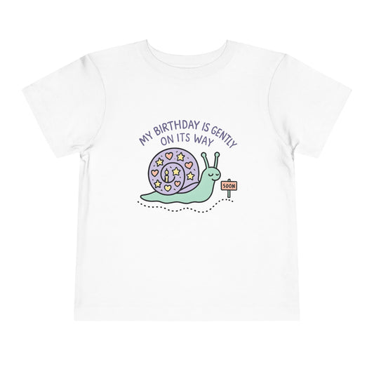 My Birthday is – Toddler Soft Cotton T-Shirt