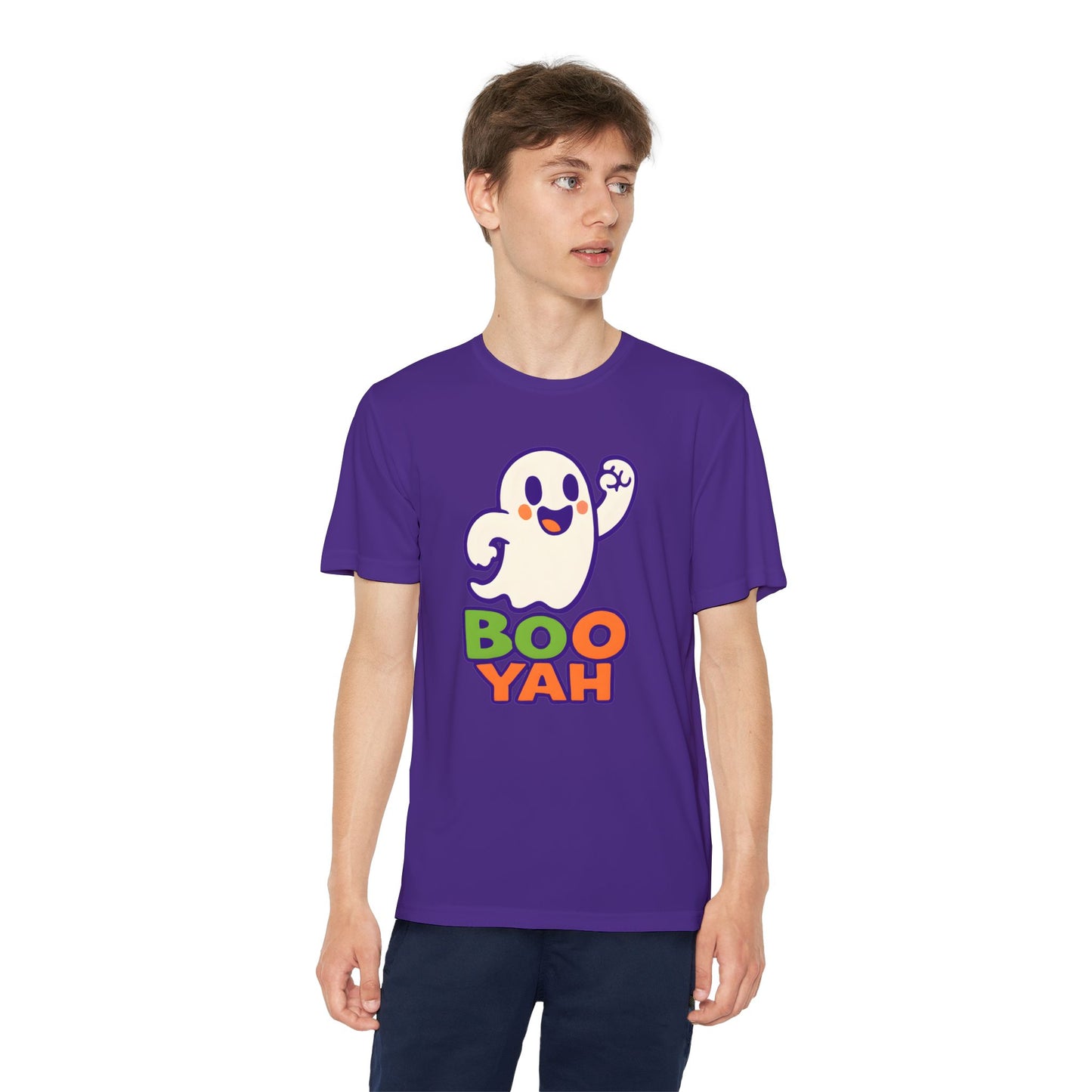Youth Ghost Tee with Boo Yah Design