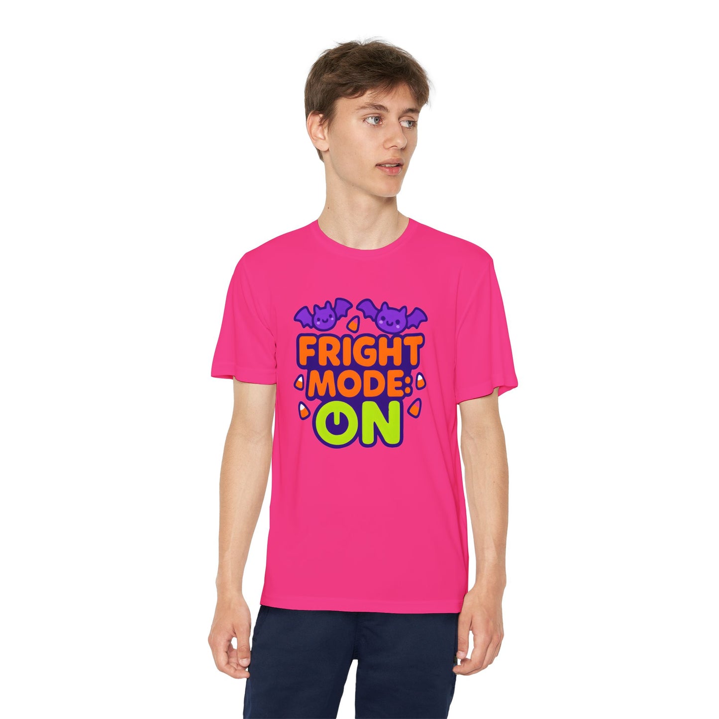 Youth Fright Mode Tee - Halloween T-Shirt
